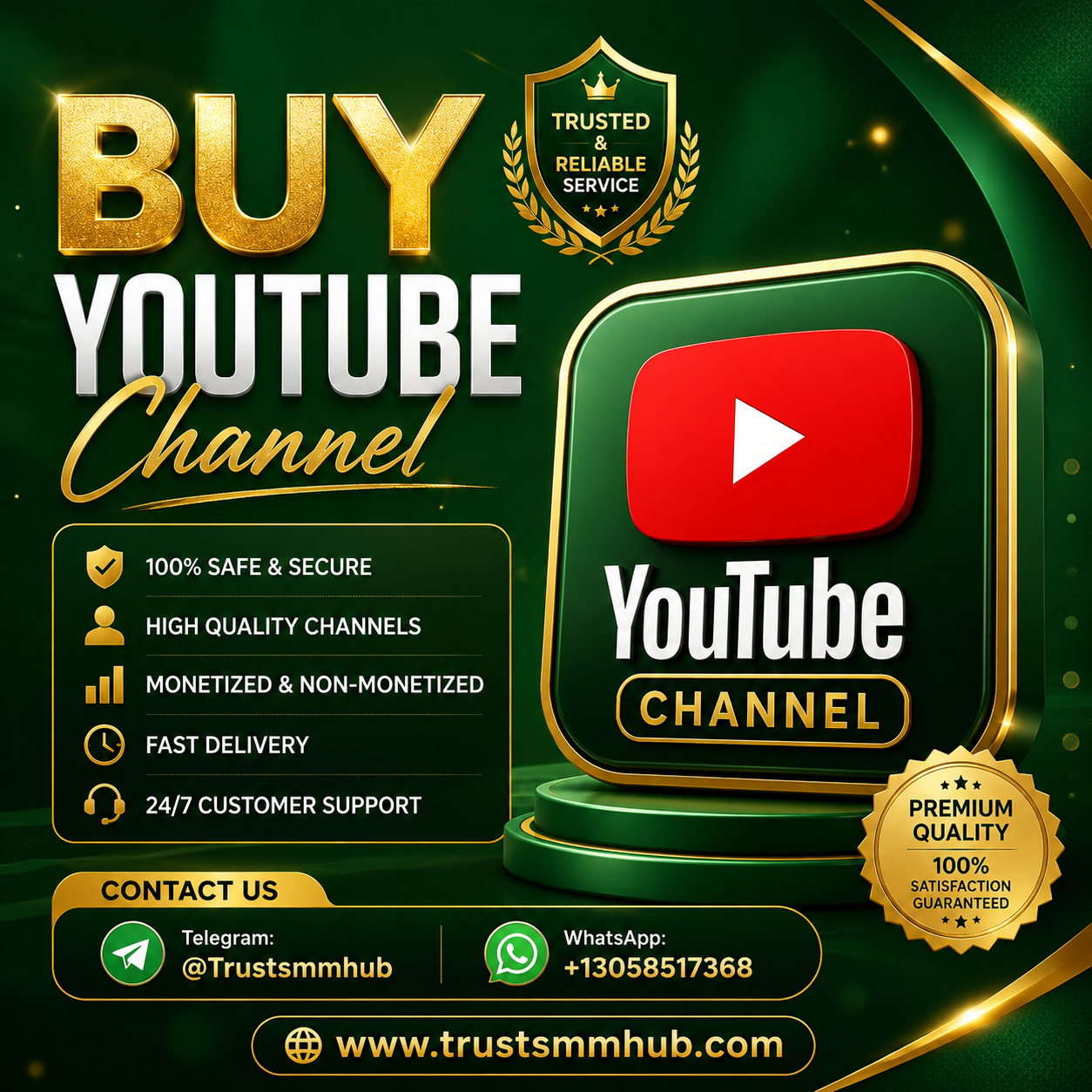 Buy YouTube Channel